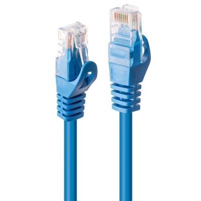 NOWY KABEL SIECIOWY LAN PATCHCORD ETHERNET RJ45 CAT.6 NIEBIESKI 5M CAT 6