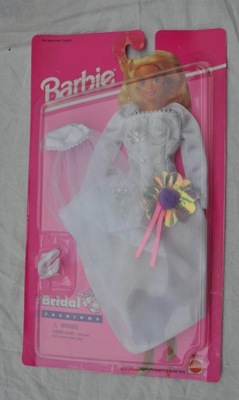 ubranko kolekcjonerskie lalki barbie BRIDAL mattel 1995