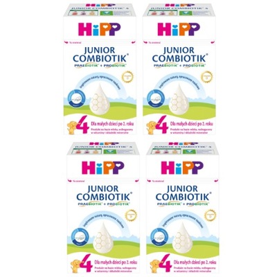 Mleko dla dzieci HiPP 4 JUNIOR COMBIOTIK 4x550 g