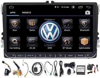 РАДИО ANDROID 13 VW PASSAT B6 B7 GOLF 5 V 6 VI TIGUAN TOURAN T5 T6 CADDY BT фото