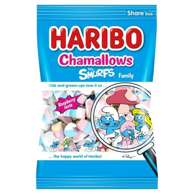 Pianki Haribo Chamallows Smurfs Smerfy 175g