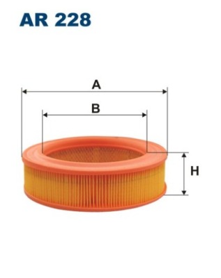 Filtron ar 228 фильтр воздуха фото №1