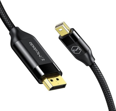 Kabel Mcdodo DisplayPort Mini DisplayPort 2m czarny (MDD65)