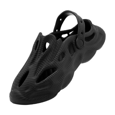 Sandały z zakrytymi palcami Platforma Sandały Slip Black 39