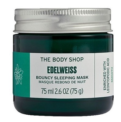 THE BODY SHOP Edelweiss Bouncy Sleeping Mask Ujędrniająca maska na noc 75ml