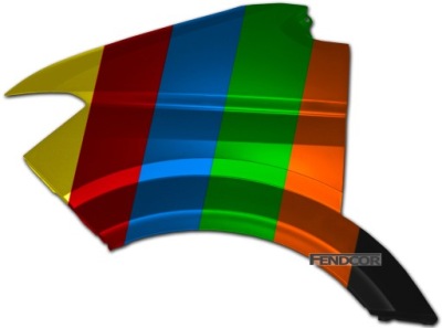 Крыло левый do vw crafter 2 02.2017- la7w 8e фото №1