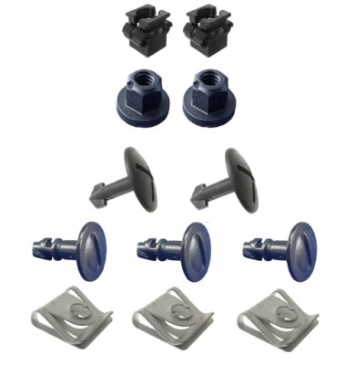 Audi 80 b3 b4 a8 d3 набір кліпси захист двигуна фото №1