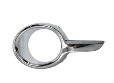 Peugeot 208 12 - 15 левая рамка противотуманной фары хром фото №1