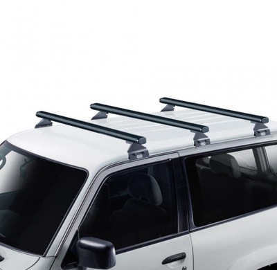 MALETERO DE TECHO CRUZ ALUMINIO 3 CARGO DARK 118 VW CADDY(IV- REAR DOORS)(15-20)  