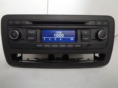 Seat ibiza iv 4 радіо mp3 6j0035156 technisat фото №1