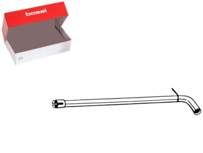 Труба вихлопна середина renault captur i clio iv 0.9 0.9lpg 11.12- фото №1