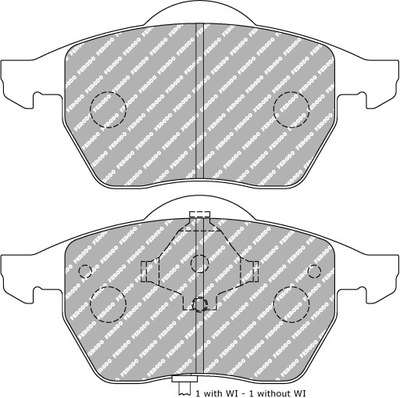 КОЛОДКИ ГАЛЬМІВНІ FERODO PERFORMANCE FDS1463 AUDI 100 A3 A6 ПЕРЕДНЯ