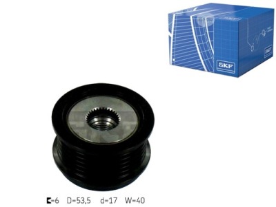 Шкив генератора ford focus 10- skf фото №1