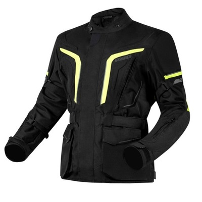 Ozone Sahara Black/Fluo Yellow Kurtka Tekstylna