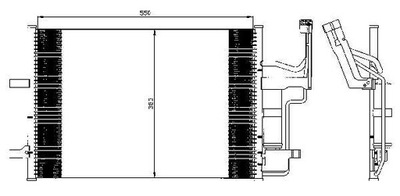 NRF 35508 КОНДЕНСАТОР, КОНДИЦІОНЕР