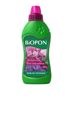 NAWÓZ DO ROŚLIN KWITNĄCYCH-BIOPON 0,5 L