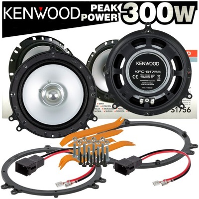 KENWOOD SPEAKERS AUDI A6 C6 TT 8N FRONT DISTANCE  