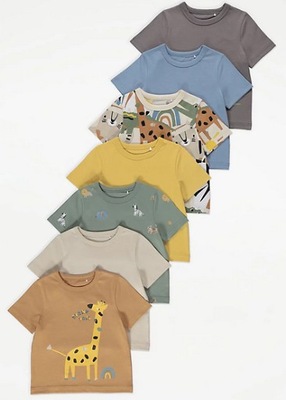 7-pack T-SHIRT SAFARII George 2-3L