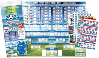 Terminarz Mistrzostw Europy w Piłce Nożnej 2024 Wydawnictwo Jako 620809