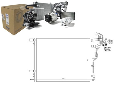 КОНДЕНСАТОР NISSENS 976062T000