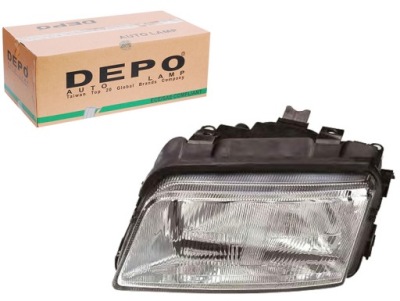 Depo фара audi a4 h4 94-01 le depo фото №1