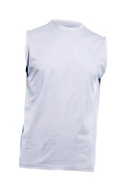 T-shirt męski bez rękawów JHK TSUA TNK biała WH XL