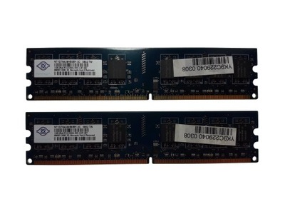 NANYA PC2 5300U DDR II 2GB (2x1GB) 667MHz 141345