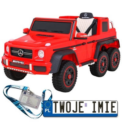 AUTO NA AKUMULATOR MERCEDES G63 6X6 AMG LED 4X35W