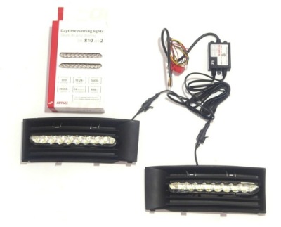 Фонари дневные ходовые огни drl led skoda fabia 1 2000-2004 фото №1