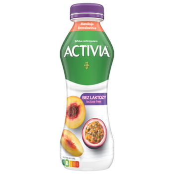 Activia do picia bez laktozy brzoskwinia-marakuja 270g