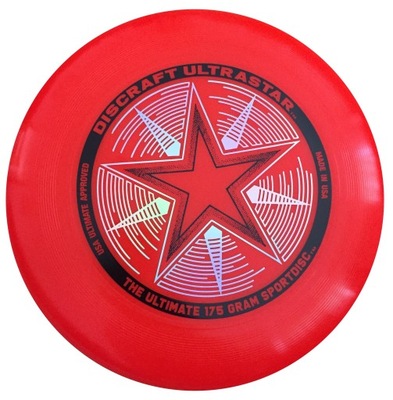 DYSKI DISCRAFT 175 G. ULTIMATE FRISBEE czerwony