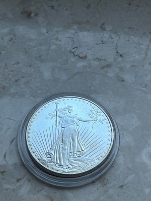 Moneta srebrna round Amerykański orzeł