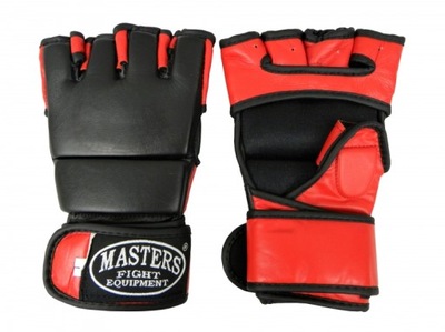 MASTERS - GF-100 rozmiar rękawice MMA - skóra XL