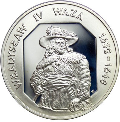 Polska, 10 złotych 1999, Władysław IV Waza, półpostać, st. L