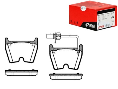 КОМПЛЕКТ КОЛОДОК ТОРМОЗНЫХ REMSA P996301