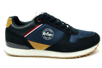 LEE COOPER 2335 siatka męskie sportowe granatowe r. 42