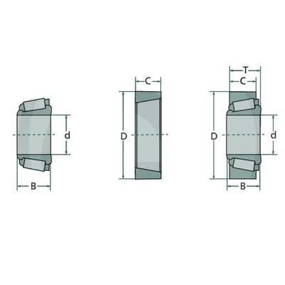 COJINETE CASE DEUTZ FENDT M 86649/610 AL79901  