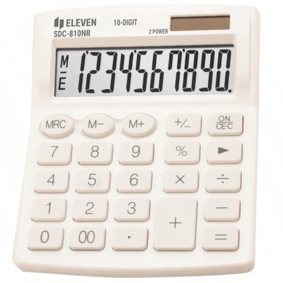 Kalkulator biurowy SDC-810NR-WHE Eleven biały