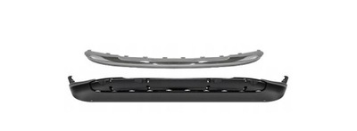 Jeep cherokee kl 18- спойлер + хром бампер перед фото №1