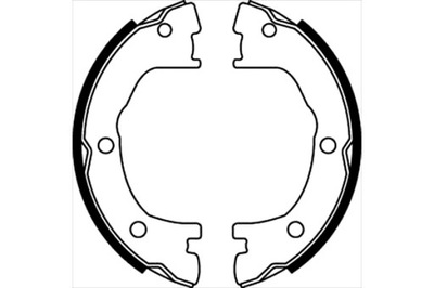 STARLINE КОЛОДКИ ТОРМОЗНЫЕ КОМПЛЕКТ S BC 07800 КОМПЛЕКТ