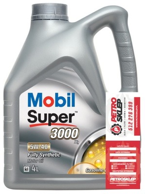 MOBIL SUPER 3000 X1 5W40 4L