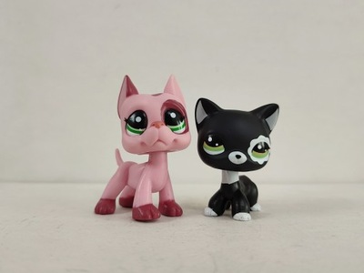 LPS Littlest Pet Shop koty&pies 2pcs