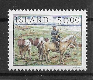 Islandia xx S908 fauna konie MNH VF