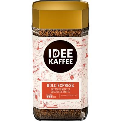 Idee Kaffee Gold Bezkofeinowa Kawa Rozpuszczalna