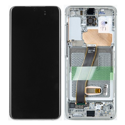 WYŚWIETLACZ LCD SAMSUNG S20 G980F NOWY ORYG WHITE