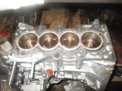 Блок dół двигуна wał колінчастий поршень поршні honda civic ix x type-r 2.0 turbo фото №1