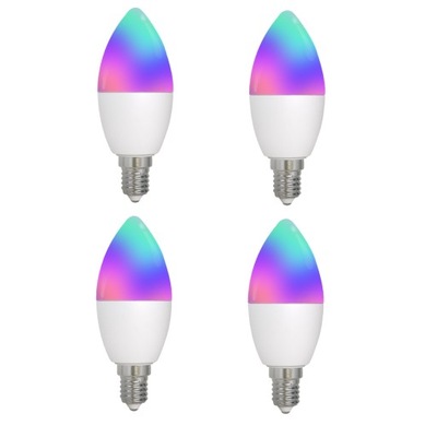 Żarówka LED RGB E14 Tuya ZigBee Smart 5W 4szt