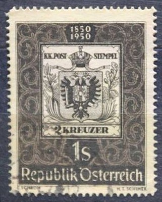 AUSTRIA - 1950 - 100 LAT ZNACZKA AUSTRIACKIEGO