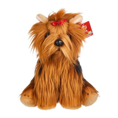 FLUFFY FAM MASKOTKA PIES YORK PLUSZOWY 30CM