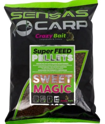Pellet Sensas 4mm Super Feed 0,7 kg. Sweet Magic